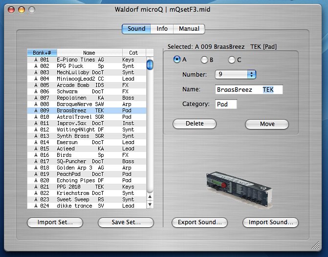 Q&micro;Q Bank Manager screenshot
